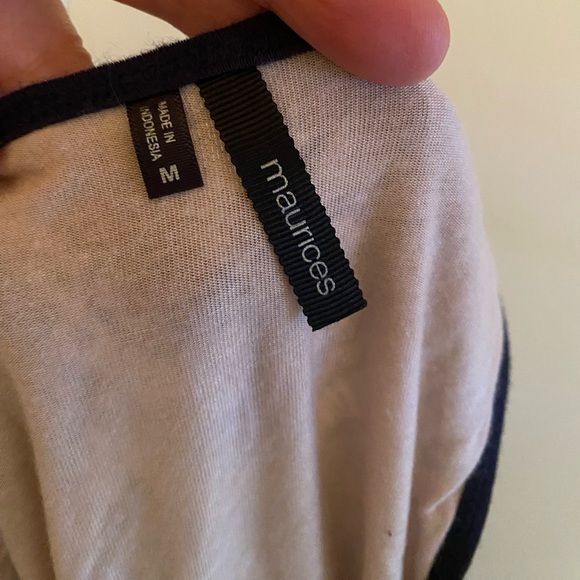 Maurice’s Navy Lace Racerbank Tank - Picture 3 of 3